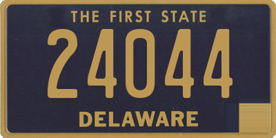 DE license plate 24044