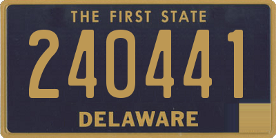 DE license plate 240441