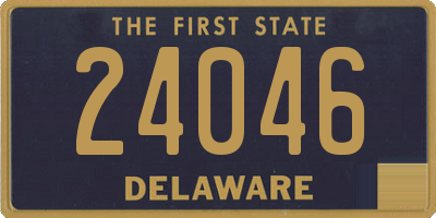 DE license plate 24046