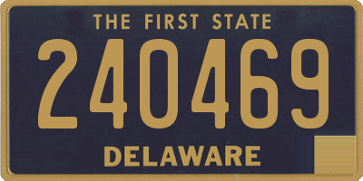 DE license plate 240469