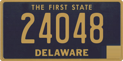 DE license plate 24048