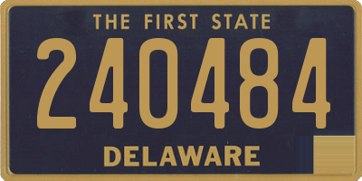 DE license plate 240484