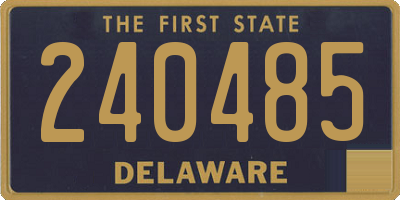 DE license plate 240485