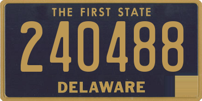 DE license plate 240488