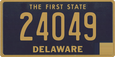 DE license plate 24049