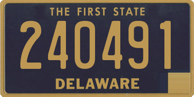 DE license plate 240491