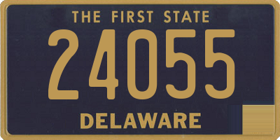 DE license plate 24055