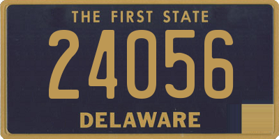 DE license plate 24056