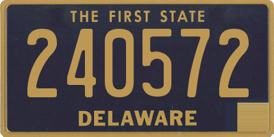 DE license plate 240572