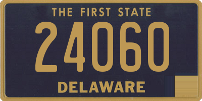 DE license plate 24060