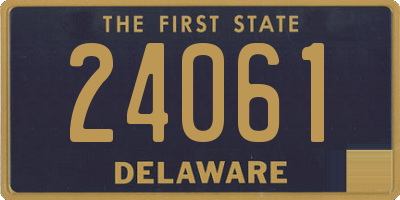 DE license plate 24061