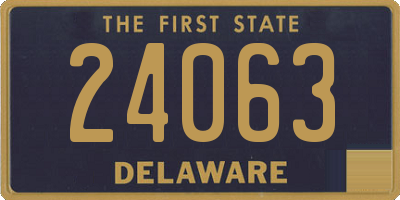 DE license plate 24063