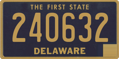 DE license plate 240632