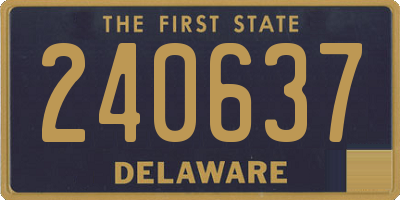 DE license plate 240637