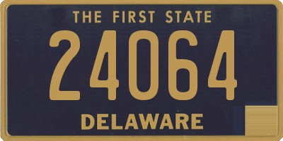 DE license plate 24064