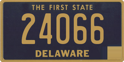 DE license plate 24066