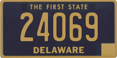 DE license plate 24069