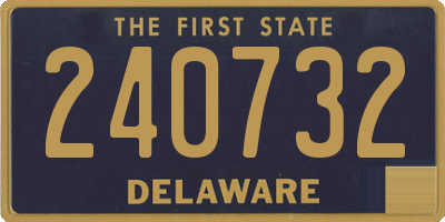 DE license plate 240732