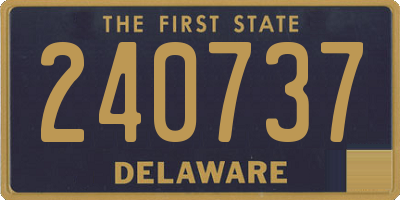 DE license plate 240737