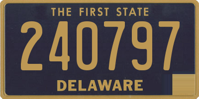 DE license plate 240797