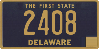 DE license plate 2408
