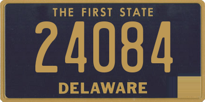 DE license plate 24084