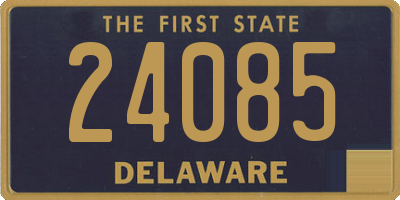 DE license plate 24085