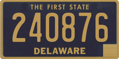 DE license plate 240876