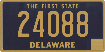 DE license plate 24088