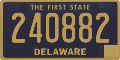 DE license plate 240882