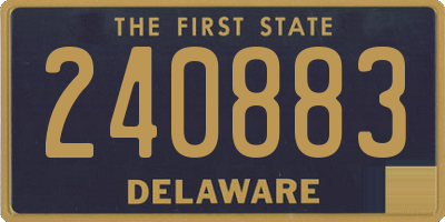 DE license plate 240883