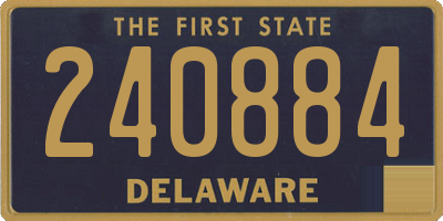 DE license plate 240884