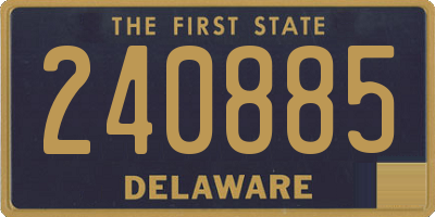 DE license plate 240885