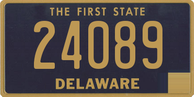 DE license plate 24089