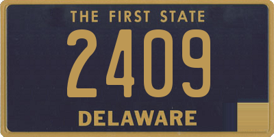 DE license plate 2409