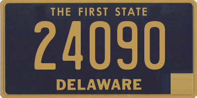 DE license plate 24090