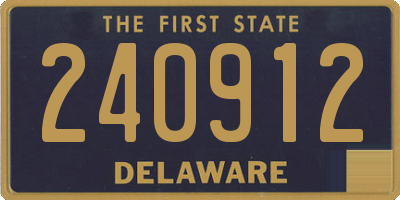 DE license plate 240912