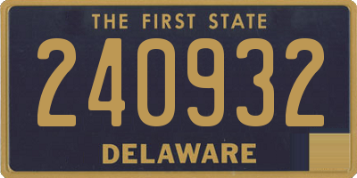 DE license plate 240932