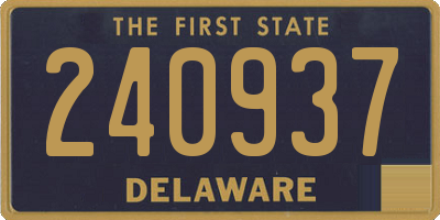 DE license plate 240937
