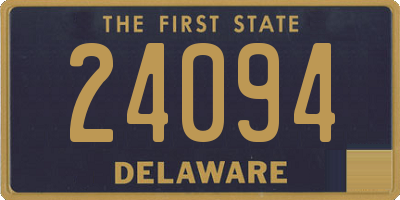 DE license plate 24094