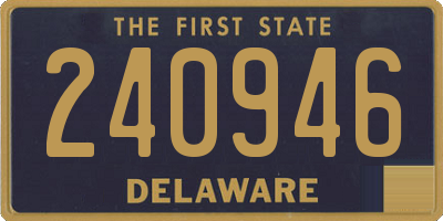 DE license plate 240946