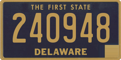 DE license plate 240948
