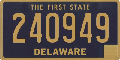 DE license plate 240949
