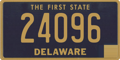 DE license plate 24096