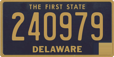 DE license plate 240979