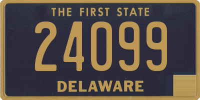 DE license plate 24099