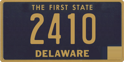 DE license plate 2410