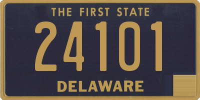 DE license plate 24101