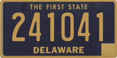 DE license plate 241041
