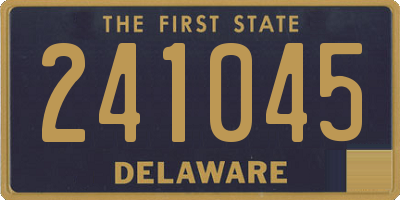 DE license plate 241045